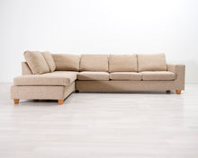 Lataa kuva Galleria-katseluun, 6-istuttava kulmasohva beige