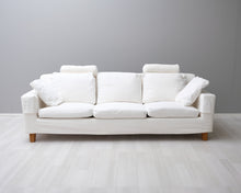 Load image into Gallery viewer, Fogia Morris 3-istuttava sohva valkoinen