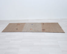 Lataa kuva Galleria-katseluun, Gabbeh-matto 290 x 102 cm ruskea