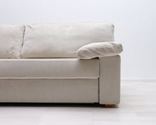 Lataa kuva Galleria-katseluun, Finnsoffat 3-istuttava vuodesohva beige