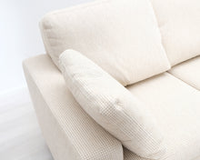 Ladda upp bild till gallerivisning, Isku Plaza 3-istuttava kangassohva beige
