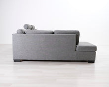 Lataa kuva Galleria-katseluun, 5-istuttava avokulmasohva harmaa