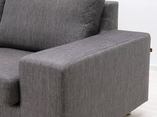Load image into Gallery viewer, Asko 2,5-istuttava kangassohva harmaa