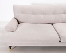 Load image into Gallery viewer, Baxter Andrew 3-istuttava kangassohva beige