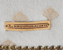 Lataa kuva Galleria-katseluun, 3-istuttava kangassohva raidallinen