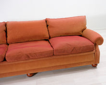 Load image into Gallery viewer, Bröderna Andersson 4-istuttava kangassohva oranssi