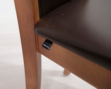 Load image into Gallery viewer, Skovby #64 ruokatuoli nahkaverhoilulla