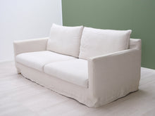 Lataa kuva Galleria-katseluun, Sits Sara 3-istuttava pellavasohva beige