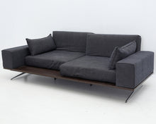 Lataa kuva Galleria-katseluun, Natuzzi IDO kangassohva tummanharmaa