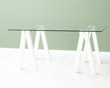 Ladda upp bild till gallerivisning, Työpöytä lasilevyllä