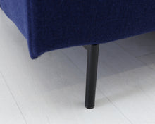 Lataa kuva Galleria-katseluun, Hakola Lazy Wool kulmadivaani mittatilattu tummansininen