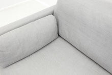 Lataa kuva Galleria-katseluun, HT Collection Donna avokulmasohva rahilla vaaleanharmaa