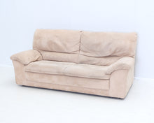 Lataa kuva Galleria-katseluun, Natuzzi 3-istuttava alcantara-sohva beige