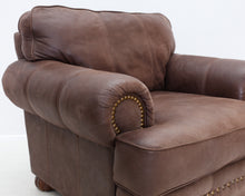 Load image into Gallery viewer, Bozeman Club Chair nahkanojatuoli rahilla