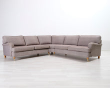 Lataa kuva Galleria-katseluun, 6-istuttava kulmasohva beige