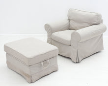 Load image into Gallery viewer, Ektorp nojatuoli rahilla beige