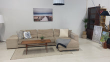 Load and play video in Gallery viewer, Natuzzi divaanisohva beige
