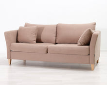 Load image into Gallery viewer, Furninova Charlie 3-istuttava kangassohva beige
