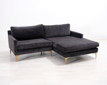Lataa kuva Galleria-katseluun, Sofa Company 3-istuttava divaanisohva tummanharmaa
