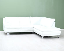 Ladda upp bild till gallerivisning, Italsofa 4-istuttava avokulmasohva valkoinen
