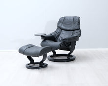 Lataa kuva Galleria-katseluun, Ekornes Stressless Reno nojatuoli ja rahi musta
