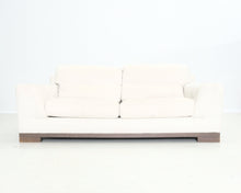 Lataa kuva Galleria-katseluun, Natuzzi alcantara 3-istuttava sohva luonnonvalkoinen
