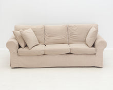 Load image into Gallery viewer, Asko 3-istuttava sohva, beige

