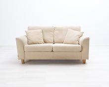 Lataa kuva Galleria-katseluun, Bellus 2-istuttava kangassohva beige
