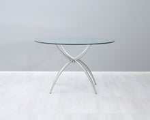 Load image into Gallery viewer, Calligaris ruokapöytä lasilevyllä Ø 120 cm
