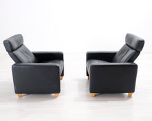 Lataa kuva Galleria-katseluun, Ekornes Stressless nahkanojatuoli musta
