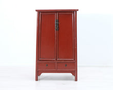 Load image into Gallery viewer, Kiinalainen antiikkikaappi punainen
