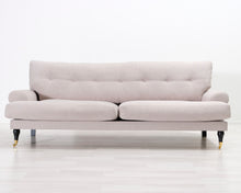 Load image into Gallery viewer, Baxter Andrew 3-istuttava kangassohva beige
