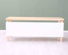 Ladda upp bild till gallerivisning, Artek työpöytä 60 x 180 cm koivu / valkoinen
