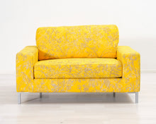 Lataa kuva Galleria-katseluun, Filip Loveseat nojatuoli keltainen
