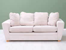 Lataa kuva Galleria-katseluun, 2,5-istuttava kangassohva kerma
