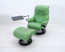 Lataa kuva Galleria-katseluun, Ekornes Stressless nojatuoli ja rahi vihreä
