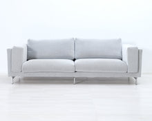 Load image into Gallery viewer, IKEA Nockeby 3-istuttava kangassohva vaaleanharmaa
