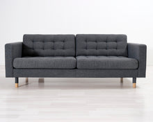 Load image into Gallery viewer, IKEA Landskrona 3-istuttava kangassohva harmaa

