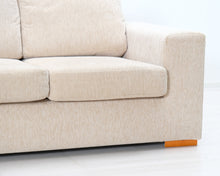 Load image into Gallery viewer, Asko 2-istuttava kangassohva beige
