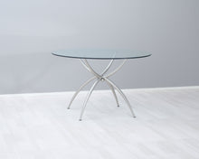 Load image into Gallery viewer, Calligaris ruokapöytä lasilevyllä Ø 120 cm

