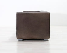 Load image into Gallery viewer, BoConcept 3-istuttava nahkasohva tummanruskea
