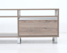 Lataa kuva Galleria-katseluun, TV-taso metallijaloilla
