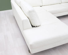 Ladda upp bild till gallerivisning, Natuzzi Relevé 2572 4-istuttava kulmasohva valkoinen

