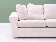 Lataa kuva Galleria-katseluun, 2,5-istuttava kangassohva kerma
