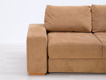 Ladda upp bild till gallerivisning, Asko 3-istuttava sohva vaaleanruskea
