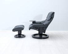 Lataa kuva Galleria-katseluun, Ekornes Stressless Reno nojatuoli ja rahi musta
