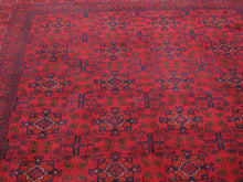 Ladda upp bild till gallerivisning, Afganistanilainen villamatto 228 x 174 cm punainen
