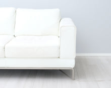 Load image into Gallery viewer, Italsofa Kiana 2-istuttava nahkasohva valkoinen
