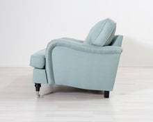 Lataa kuva Galleria-katseluun, 2-istuttava kangassohva turkoosi
