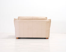 Lataa kuva Galleria-katseluun, 2-istuttava nahkasohva beige
